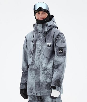 Aqua Men's Dope Adept Dirt Snowboard Jackets | AUVD2731