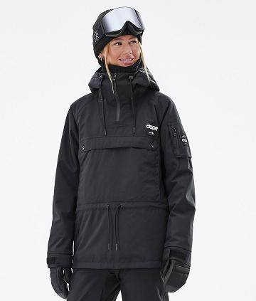 Black / Grey Women's Dope Annok W Snowboard Jackets | AUMA3420