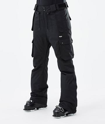 Black / Grey Women's Dope Iconic W Ski Pants | AUHK3333