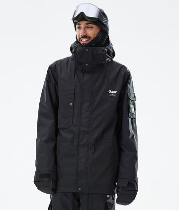 Black Men's Dope Adept 2020 Snowboard Jackets | AURW2724