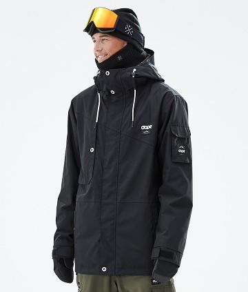 Black Men's Dope Adept Snowboard Jackets | AUFM2714