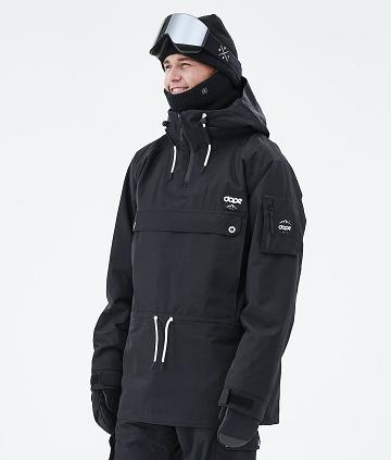 Black Men's Dope Annok 2021 Snowboard Jackets | AUXF2759