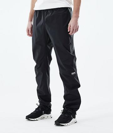 Black Men's Dope Downpour Outdoor Pants | AUHK2667