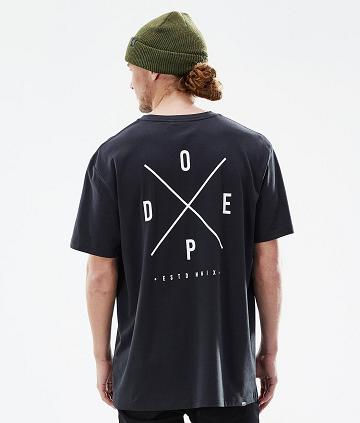 Black Men's Dope Standard 2X-Up T Shirts | AUYU2988