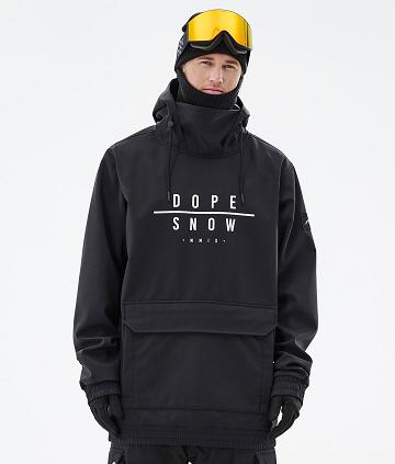 Black Men's Dope Wylie DS Snowboard Jackets | AURW2821