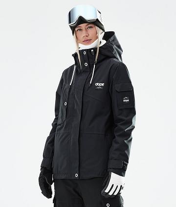 Black Women's Dope Adept W 2021 Ski Jackets | AUOR3567