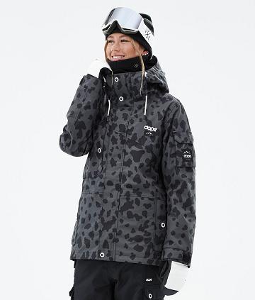 Black Women's Dope Adept W Dots Ski Jackets | AUTV3571