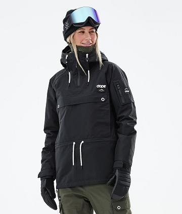 Black Women's Dope Annok W 2021 Snowboard Jackets | AUHK3429