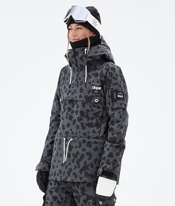 Black Women's Dope Annok W Dots Ski Jackets | AUXF3606