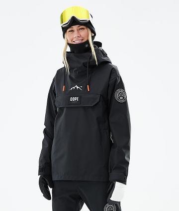 Black Women's Dope Blizzard W 2021 Snowboard Jackets | AUGL3457