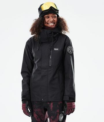 Black Women's Dope Blizzard W Full Zip 2021 Ski Jackets | AUGL3638