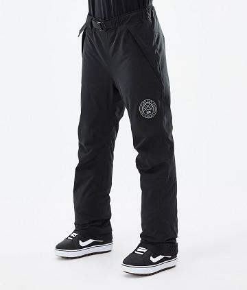 Black Women's Dope Blizzard W Snowboard Pants | AUGL3236