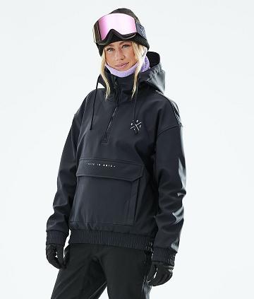 Black Women's Dope Cyclone W 2021 Snowboard Jackets | AUSO3485