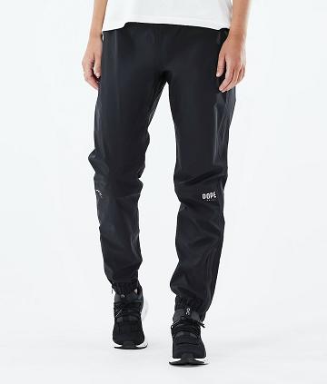 Black Women's Dope Downpour W Outdoor Pants | AUEX3364