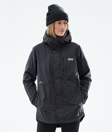 Black Women's Dope Insulated W Outdoor Jackets | AUGL3742