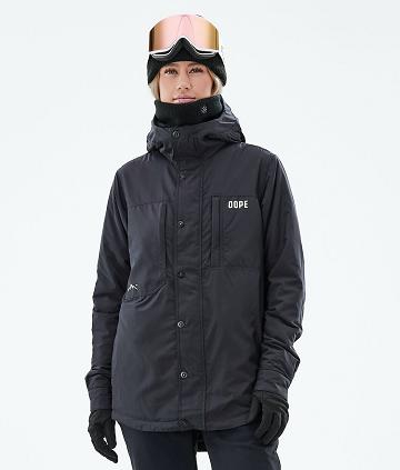 Black Women's Dope Insulated W Ski Jackets | AUXF3658