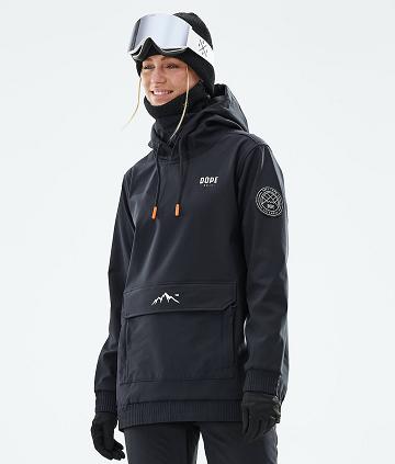 Black Women's Dope Wylie W Capital Snowboard Jackets | AUAP3513