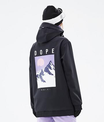 Black Women's Dope Yeti W Peak Ski Jackets | AUZG3711