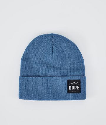 Blue / Grey Men's Dope Paradise Beanie | AUHK3191