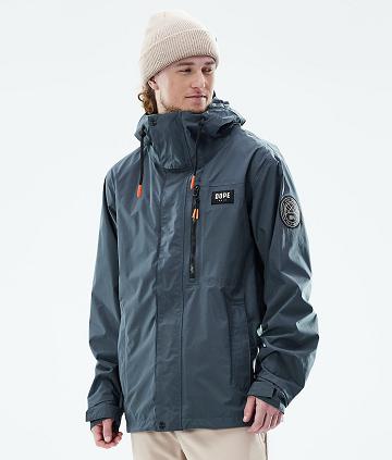 Blue Men's Dope Blizzard Light Full Zip Outdoor Jackets | AUHK2693