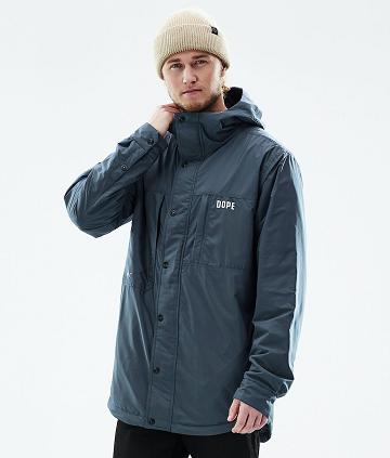 Blue Men's Dope Insulated Outdoor Jackets | AUIS2702