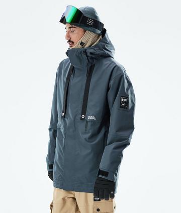 Blue Men's Dope Mojo Snowboard Jackets | AUHK2809