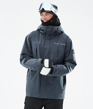 Blue Men's Dope Ranger Snowboard Jackets | AUIS2817