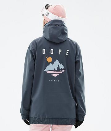 Blue Women's Dope Yeti W Pine Snowboard Jackets | AURW3545