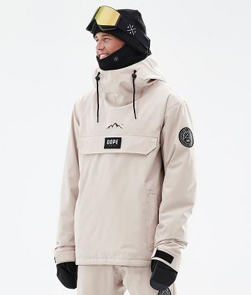 Brown Men's Dope Blizzard Ski Jackets | AULH2903