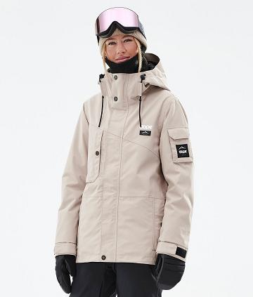 Brown Women's Dope Adept W Ski Jackets | AUBC3551