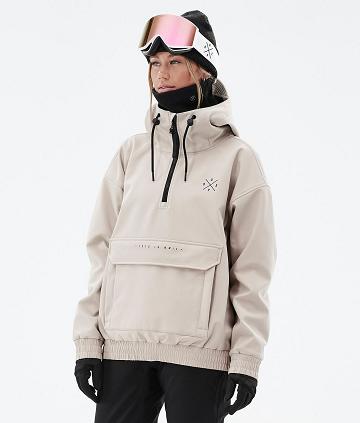 Brown Women's Dope Cyclone W Snowboard Jackets | AUFM3483