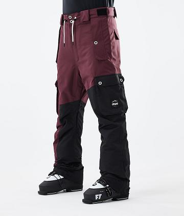 Burgundy / Black Men's Dope Adept 2021 Ski Pants | AUAP2601