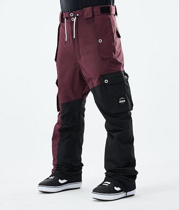 Burgundy / Black Men's Dope Adept 2021 Snowboard Pants | AUCE2538