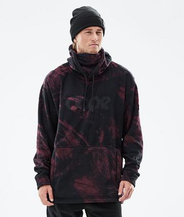 Burgundy Men's Dope Cozy II 2021 Paint Fleece | AUCE3042