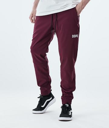 Burgundy Men's Dope Flight Outdoor Pants | AUDN2670