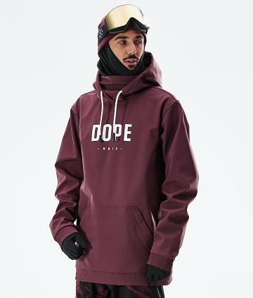 Burgundy Men's Dope Yeti 2021 Capital Ski Jackets | AUUT2960