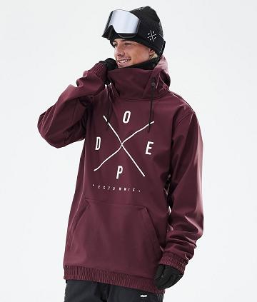 Burgundy Men's Dope Yeti 2X-Up Snowboard Jackets | AURW2848