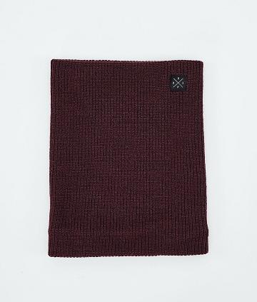 Burgundy Women's Dope 2X-UP Knitted Face Masks | AUQZ3964