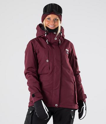 Burgundy Women's Dope Adept W 2019 Snowboard Jackets | AUNB3394