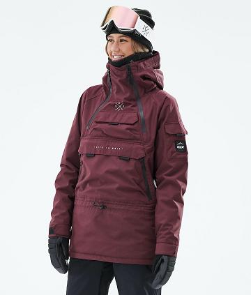 Burgundy Women's Dope Akin W 2019 Snowboard Jackets | AUOR3411