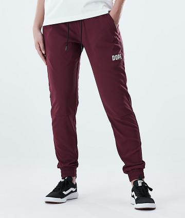 Burgundy Women's Dope Flight W Outdoor Pants | AUNB3368