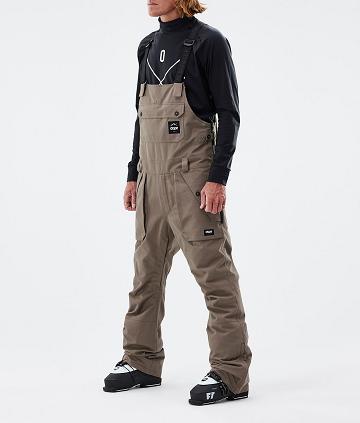 Coffee Men's Dope Notorious B.I.B Ski Pants | AULH2664