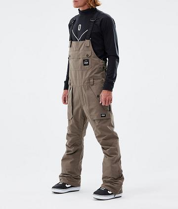 Coffee Men's Dope Notorious B.I.B Snowboard Pants | AUJJ2595