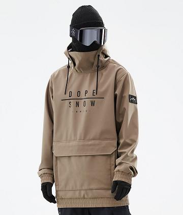 Coffee Men's Dope Wylie DS Snowboard Jackets | AUWY2823