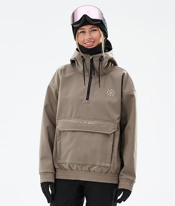 Coffee Women's Dope Cyclone W Ski Jackets | AURW3649