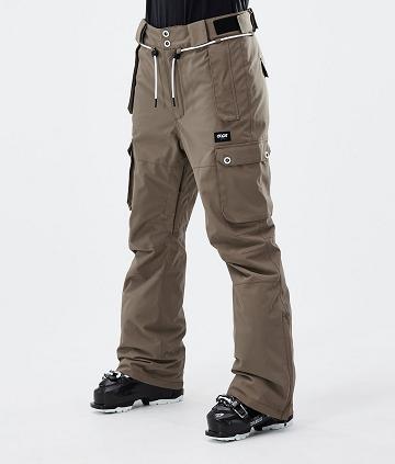 Coffee Women's Dope Iconic W Ski Pants | AUSO3337