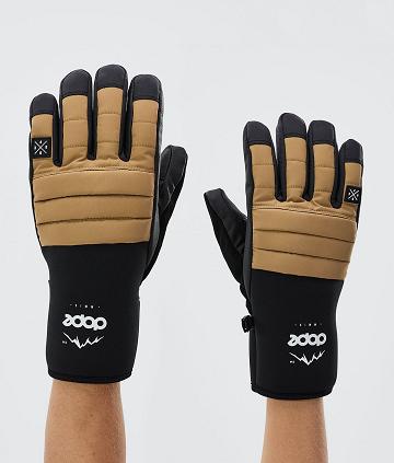 Gold Men's Dope Ace Gloves | AUMA3083