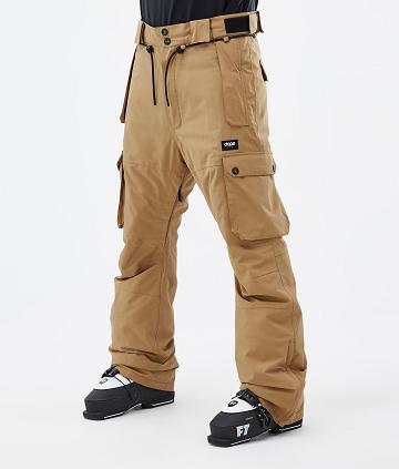 Gold Men's Dope Iconic Ski Pants | AUYU2633