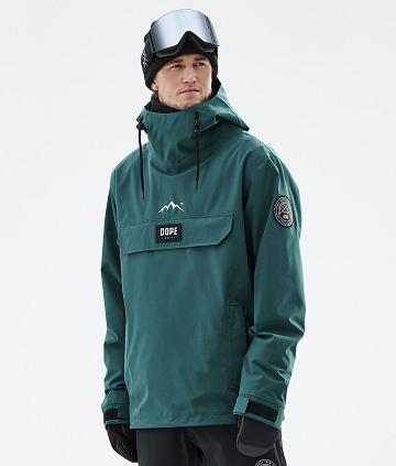 Green Men's Dope Blizzard Ski Jackets | AUHK2906