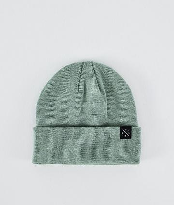 Green Men's Dope Solitude Faded Beanie | AUXF3230